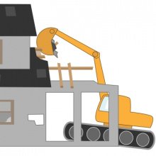 Как остановить начисление налога на имущество на снесенный дом