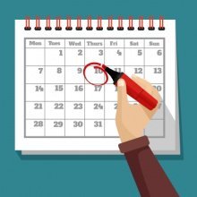На БУХ.1С размещен Календарь бухгалтера на 2019 год